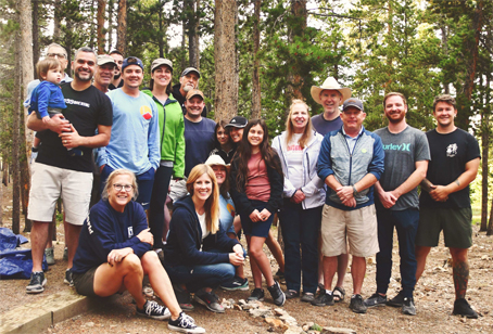 LIFEGroup camping together